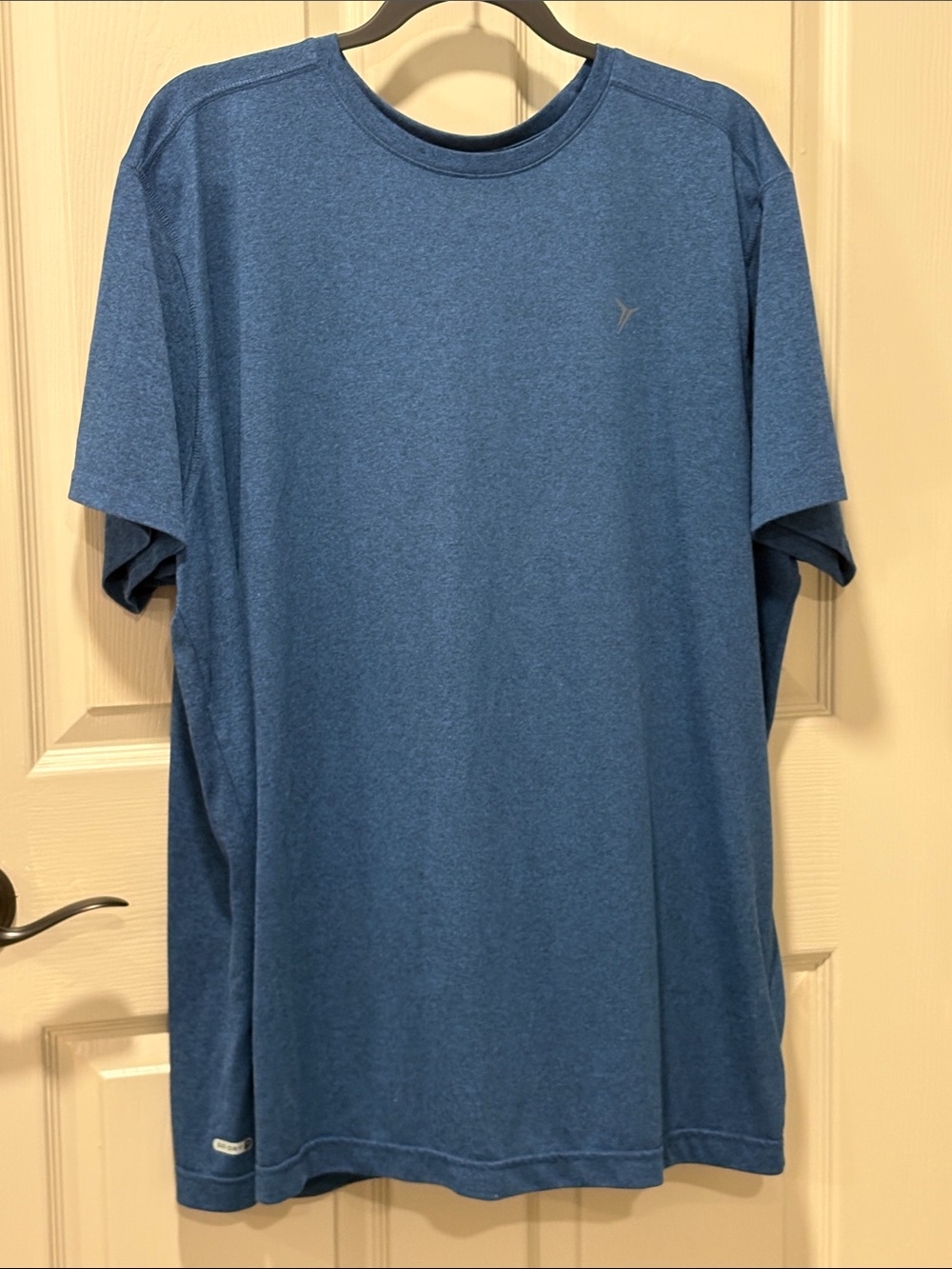 Old Navy Active Men's Heathered Blue Performance Crew Neck T-Shirt Sz XXL NWOT